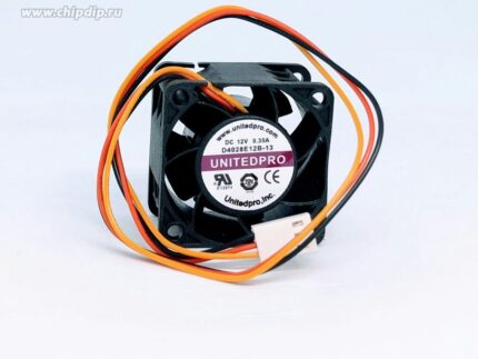 8007682458 Вентилятор United PRO D4028E12B-13 12V 0.35A 40x28 3pin Hirschmann
