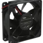 8009095453 08025SA-12N-EA-D0,DC Axial Fan, 12 V, Square, 80 mm, 25 mm, Ball Bearing, 41.3 CFM Hirschmann