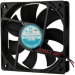 8006796039 OD1225-12HBIP69K, DC Fans DC Fan, 120x120x25mm, 12VDC, 120CFM, 0.45A, 42dBA, 3100RPM, Ball, Wire, IP69K Hirschmann