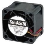 8049571582 Вентилятор Sanyo Denki San Ace 38 9GA0312P3J001 12V DC 0.52A 38X28 4pin Hirschmann — изображение 2