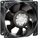 8100456485 3254J/2HPU,DC Axial Fan, 24 V, Square, 92 mm, 38 mm, Ball Bearing, 85 CFM Hirschmann