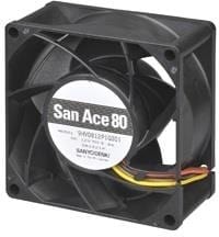 doc027738124 8005415514 9HVA0812P1G0011, DC Fans Axial Fan, 80x80x38mm, 12VDC, High Static Pressure/Airflow, Ribless, Tach/PWM Hirschmann — изображение 1