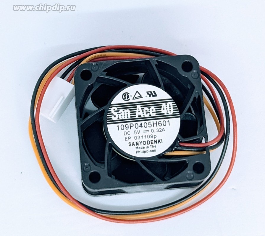 doc027738796 8013282487 Вентилятор Sanyo Denki 109P0405H601 40X20MM 5VDC 0.320A 1.60W 3pin Hirschmann — изображение 1