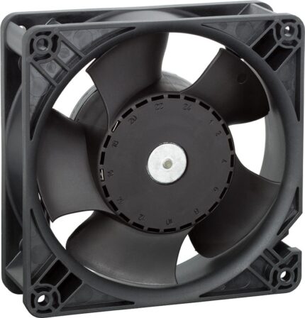8004985682 DV4118N, DC Fans Tubeaxial Fan, Diagonal, 119x119x38mm, 48VDC, 164.7CFM, 20W, 61dBA, 6000RPM Hirschmann