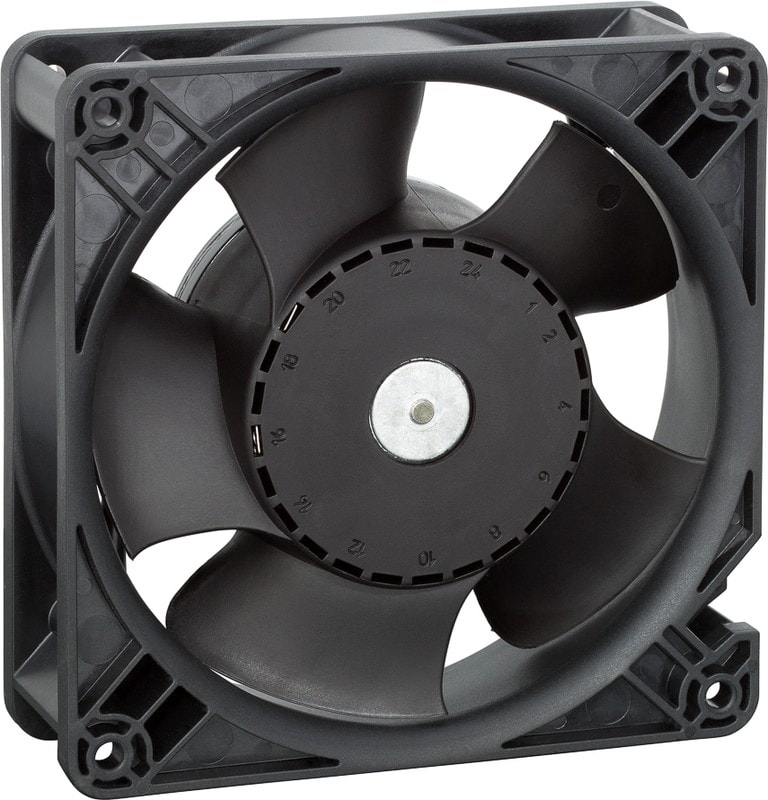 doc027763838 8005844770 DV4118N, Fan Tubeaxial 48VDC Square - 119mm L x 119mm H Ball 161.9 CFM (4.53m³/min) 2 Wire Leads Hirschmann — изображение 1