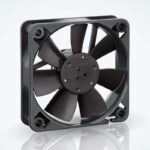 8006900224 614F/2, Fan Tubeaxial 24VDC Square - 60mm L x 60mm H Sintec 17.1 CFM (0.479m³/min) 3 Wire Leads Hirschmann