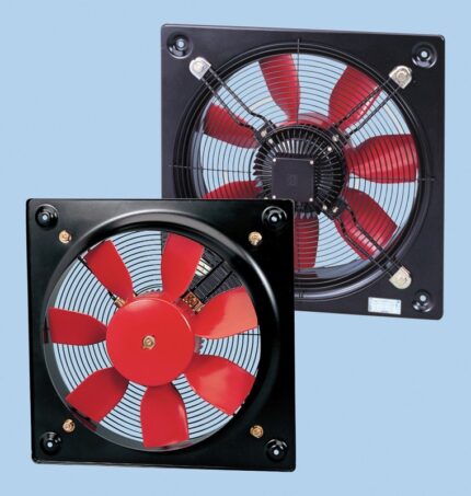 8014600160 010247 - HCFB/4-500/H HCFB Square Wall Mounted Helix Fan, 9.140m³/h, 68dB, Compact Design, Corrosion Hirschmann