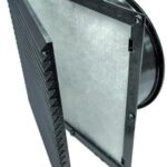 8004628149 OA254LFG111T, AC Fans Louvered Filter Fan Snap-On Guard Kit with 172mm Fan, 320x122.5mm, 115VAC, IP54 Hirschmann