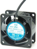 8006182607 OA60AP-11-1WB, Fan Tubeaxial 115VAC Square - 60mm L x 60mm H Ball 11.0 CFM (0.308m³/min) 2 Wire Leads Hirschmann — изображение 2