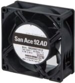 8002725657 9AD0901H121, San Ace 9AD Series Axial Fan, 100 → 240 V ac, AC Operation, 90m³/h, 4.5W, 80mA Max, 92 x 92 x 38mm Hirschmann — изображение 3