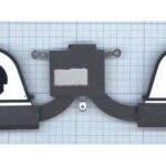 8019888624 Система охлаждения (радиатор) в сборе с вентилятором для ноутбука Lenovo Yoga 720 Hirschmann