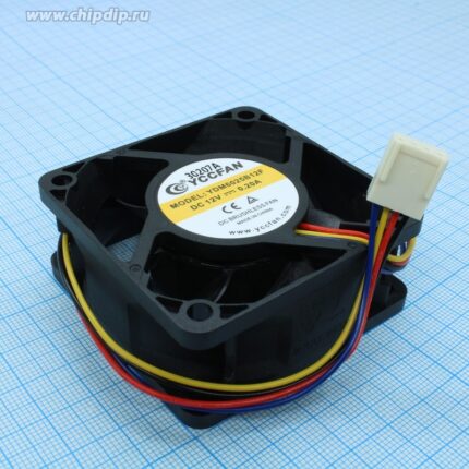 8019858885 YDM6025B12F1, (60*60*25 12V 0.17A разъем 4pin) Hirschmann