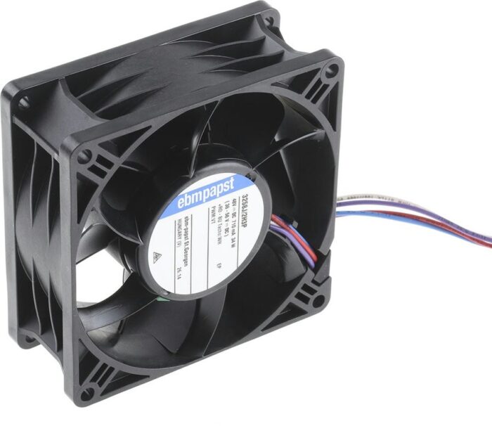 8002444257 3258J/2H3P, DC Fan Axial Ball Bearing 48V 36V to 56V 158CFM 64dB 92 X 92 X 38.15mm Hirschmann — изображение 2