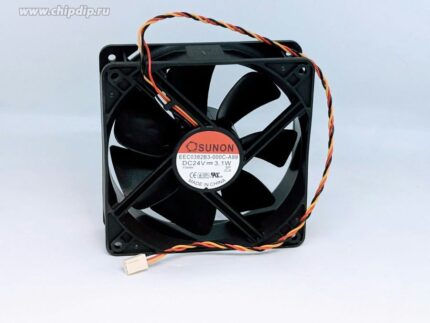 8020025856 Вентилятор Sunon EEC0382B3-000C-A99 24V DC 3.1W 0.13A 120x38 3pin Hirschmann