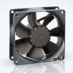 8009101286 8414NGH, 8400 N Series Axial Fan, 24 V dc, DC Operation, 79m³/h, 2.8W, 120mA Max, IP20, 80 x 80 x 25mm Hirschmann