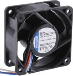 8010887585 622/2N-RS0, 620 Series Axial Fan, 12 V dc, DC Operation, 40m³/h, 2.1W, 1.05A Max, 60 x 60 x 25mm Hirschmann