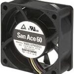8006940575 9G0612P4S001, Fan Tubeaxial 12VDC Square - 60mm L x 60mm H Ball 49.4 CFM (1.38m³/min) 4 Wire Leads Hirschmann