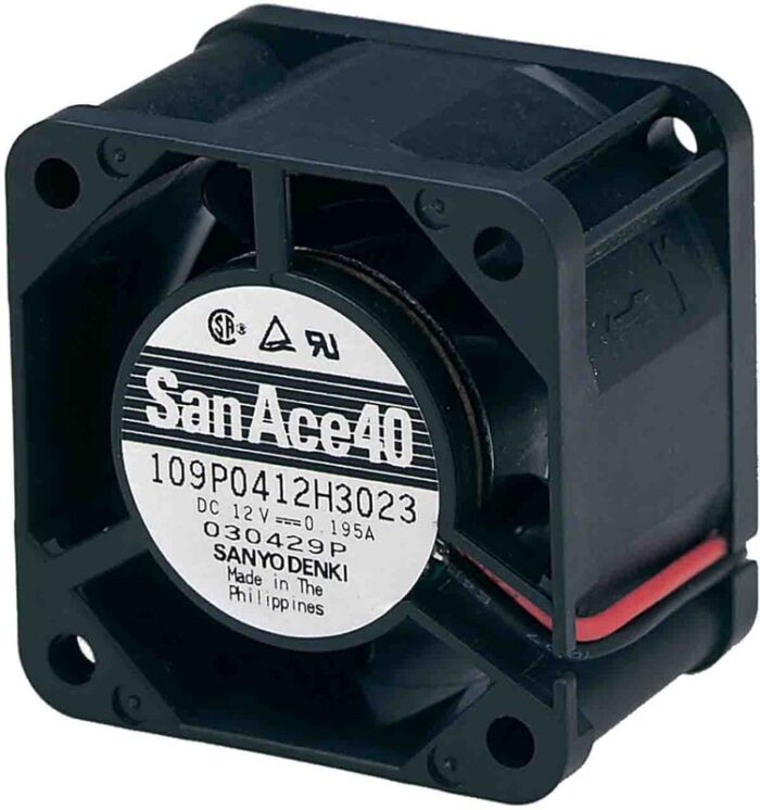 8007482103 109P0424H6D01, DC Fans DC Axial Fan, 40x40x20mm, 24VDC, Locked Rotor Sensor Hirschmann — изображение 4