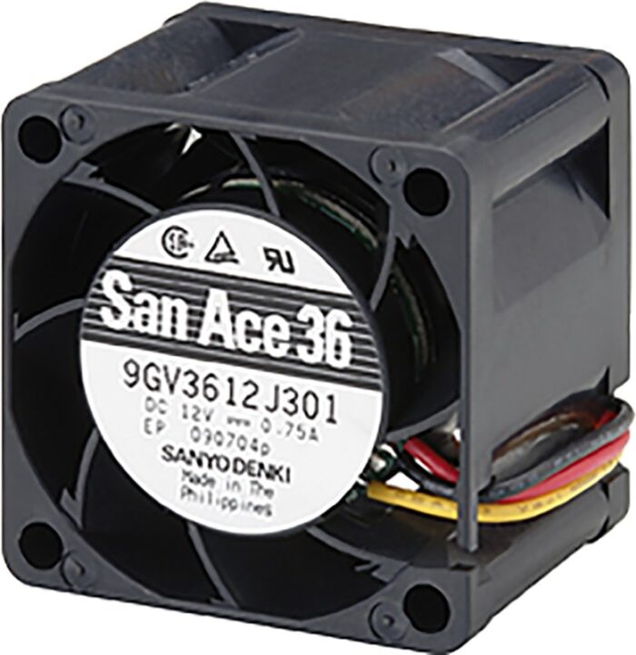 8007682094 Вентилятор Sanyo Denki San Ace 36 9GV3612J301 12V DC 0.75A 36X28 4pin Hirschmann — изображение 3