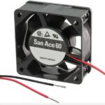 8006210040 9S0612H402, DC Fans DC Axial Fan, 60x60x25mm, 12VDC, Silent Series Hirschmann