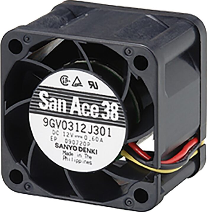 8049705423 Вентилятор Sanyo Denki San Ace 38 9GV0312E301 12V DC 0.21A 38X28 3pin () Hirschmann — изображение 2