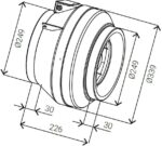 8020118130 Вентилятор круглый канальный IDA-250 IMP.FBP.E25.2E.250 Hirschmann — изображение 4