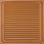 8020119266 Решётка вентиляционная 150x150 декор под дерево ВИШНЯ 88124 Hirschmann