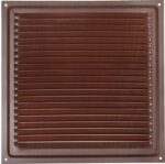 8020119268 Решётка вентиляционная 150x150 декор под дерево ВЕНГЕ 88123 Hirschmann — изображение 2