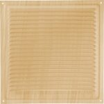 8020119269 Решётка вентиляционная 150x150 декор под дерево "белёный дуб" 88126 Hirschmann