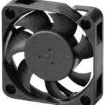 8000619512 MC002685, DC Axial Fan, 12 V, Square, 40 mm, 10 mm, Vapo Bearing, 8 CFM Hirschmann