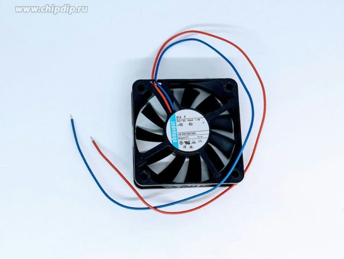 8982008384 614F, DC Axial Fan, 24 V, Square, 60 mm, 15 mm, Sleeve Bearing, 17.1 CFM Hirschmann — изображение 7