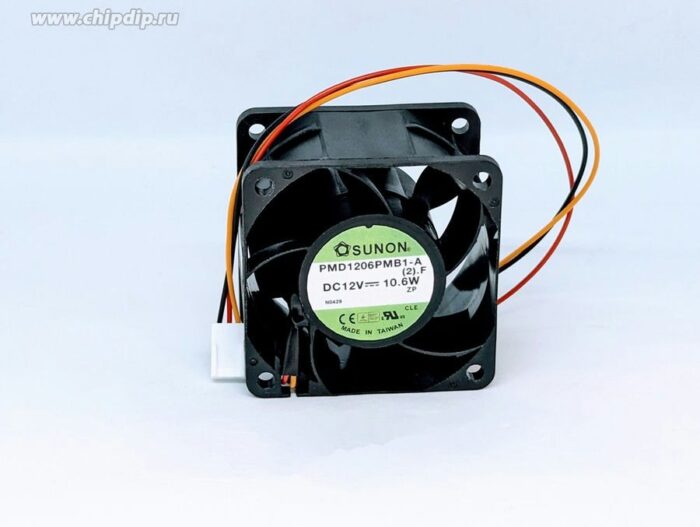 8017320804 Вентилятор Sunon PMD1206PMB1-A 12V DC 11.76W (0.98A) 60X38 3pin () Hirschmann — изображение 2