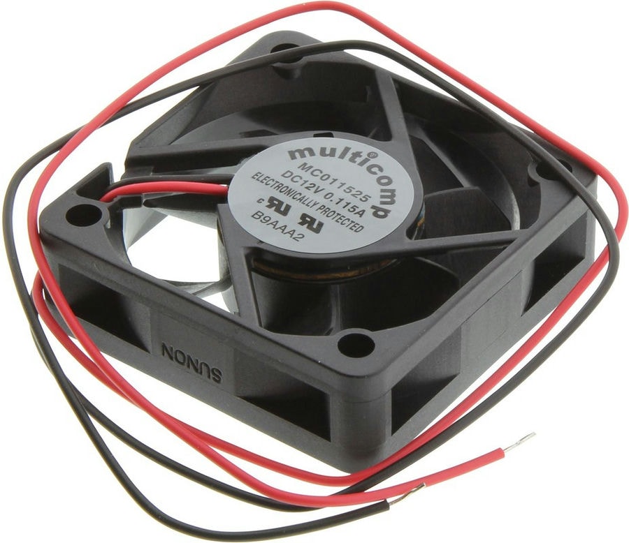 doc028519424 8002417143 MC011525, DC Axial Fan, 12 V, Square, 50 mm, 15 mm, Vapo Bearing, 18.6 CFM Hirschmann — изображение 1