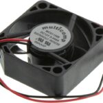8002418380 MC011506, DC Axial Fan, 12 V, Square, 30 mm, 10 mm, Vapo Bearing, 5.5 CFM Hirschmann