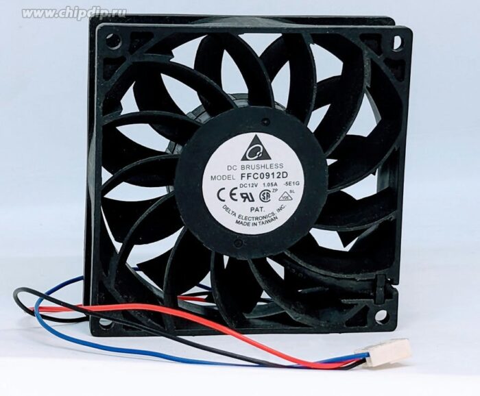 8035599437 Вентилятор Delta Electronics FFC0912DE 92x38мм 12V 1.50A OEM Hirschmann — изображение 2