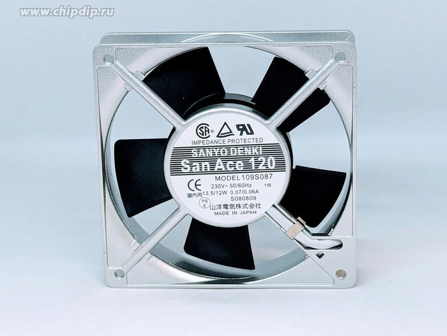 doc028541931 8035598864 Вентилятор Sanyo Denki 109S087 20x25мм 230V 13.5/12W 0.07/0.06A OEM () Hirschmann — изображение 1