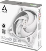 8056077179 Вентилятор для корпуса ARCTIC BioniX P140 ACFAN00160A 120x120x28mm, 200-1950rpm, 104 CFM, 4-pin PWM, grey/white Hirschmann — изображение 10