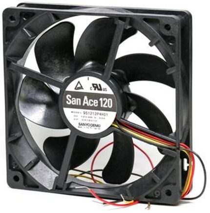 8007301780 9S1212P4H01, DC Fans DC Axial Fan, 120x120x25mm, 12VDC, Silent Series, Tachometer, PWM Hirschmann