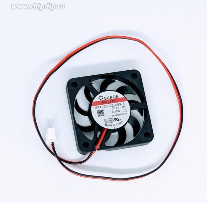 8009281680 MF40060V2-1000U-A99, Вентилятор осевой, 5В DC, 40x40x6мм, подшипник Vapo, 9,3куб.м/ч, 25,3дБА Hirschmann — изображение 2