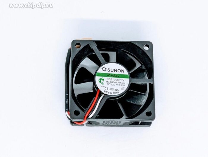 8017320766 Вентилятор Sunon KDE1206PKV1 12V DC 1.8W 60X20 3pin () Hirschmann — изображение 2