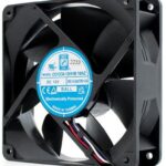 8020389512 OD1238-24HHB10AZ, DC Fans DC Fan, 120x120x38mm, 24VDC, 146/115CFM, 8.2W, Reversible Flow, Tach/PWM Hirschmann