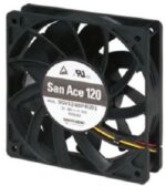 8000136191 9GV1248P4G011, San Ace 9GV Series Axial Fan, 48 V dc, DC Operation, 289.8m³/h, 20.16W, 420mA Max, 120 x 120 x 25mm Hirschmann — изображение 5