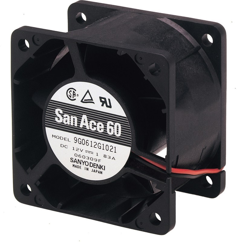 doc028677127 8020447217 9G0612G1021, 9G Series Axial Fan, 12 V dc, DC Operation, 110.4m³/h, 18.5W, 1.54A Max, 60 x 60 x 38mm Hirschmann — изображение 1