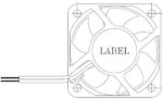 8038676853 Вентилятор Delta Electronics AUB0524VHD 24V DC 0.15A 50X20 2pin () Hirschmann