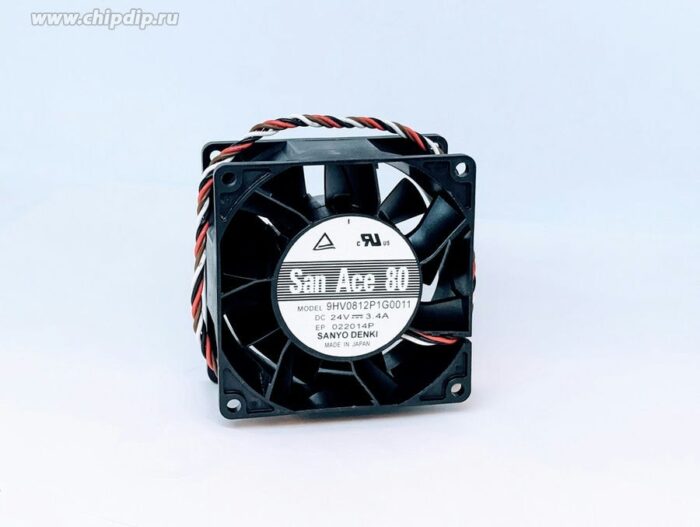 8012893295 Вентилятор San Ace 9HV0812P1G0011 24v 3.4A 80x38 4pin Hirschmann — изображение 2