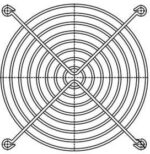 8007034441 FG-12, Решетка, 120x120мм, металл, Монтаж винт () Hirschmann — изображение 4
