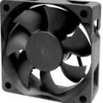 8000619527 MC002702, DC Axial Fan, 12 V, Square, 60 mm, 20 mm, Vapo Bearing, 23 CFM Hirschmann