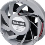 8002725660 9HV5724P5H001, San Ace 9HV Series Axial Fan, 24 V dc, DC Operation, 738m³/h, 120W, 5A Max, 172 x 150 x 51mm Hirschmann
