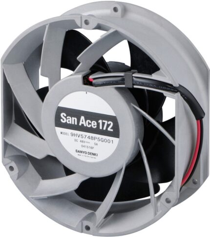 8002725660 9HV5724P5H001, San Ace 9HV Series Axial Fan, 24 V dc, DC Operation, 738m³/h, 120W, 5A Max, 172 x 150 x 51mm Hirschmann
