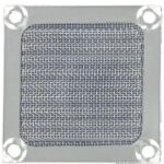 8005770783 06250-SS, 60mm Sq Fan Filter/Screen Stainless Steel Washable in solvent or degreaser Hirschmann